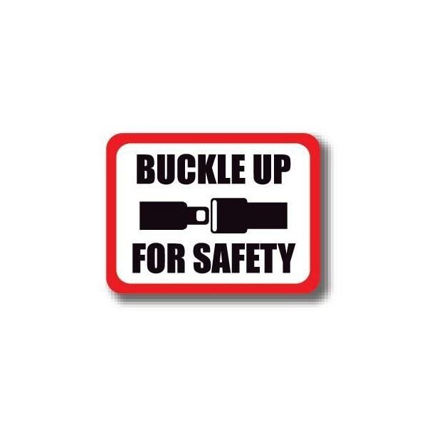 Ergomat 50in x 32in RECTANGLE SIGNS - Buckle Up For Safety DSV-SIGN 1600 #2159 -UEN - main